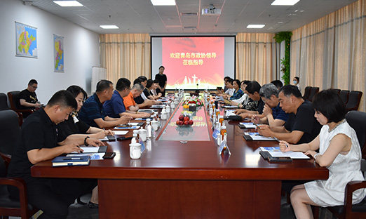 青岛政协多名驻会常委莅临oety欧亿体育产业园参观指导